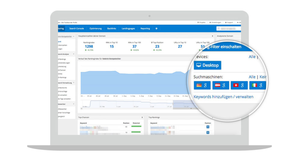 SEO-Tool im Test (Teil 2): Monitoring im mehrsprachigen Umfeld 1