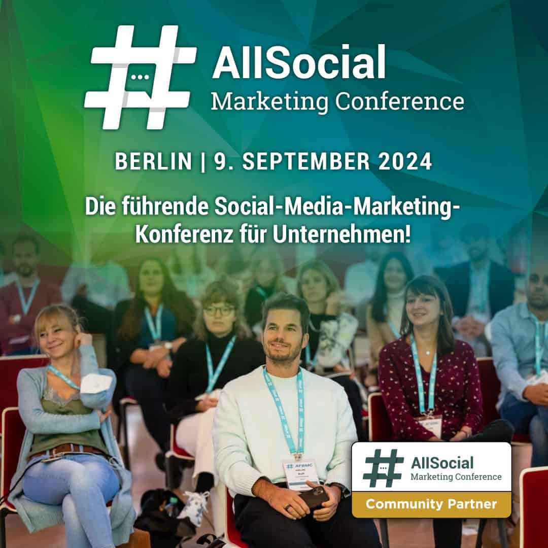 AllSocial Marketing Conference Berlin | 09. September 2024 1